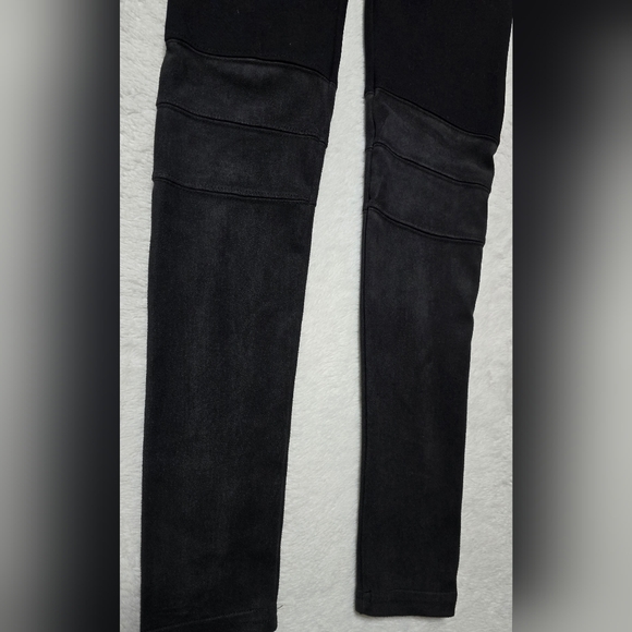 Tag Elemental Pants Size Small S Leggings Faux Leather Pull-On Black Leggins - Picture 2 of 5